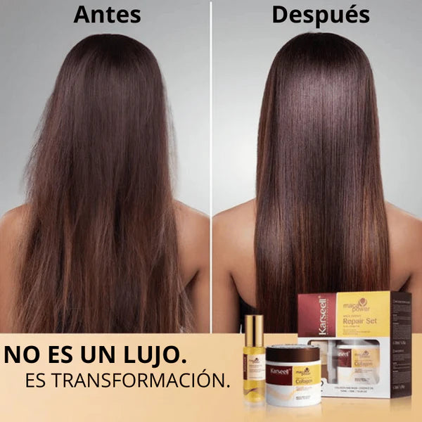 “Mascarilla de Keratina: Brillo y Fuerza al Instante”