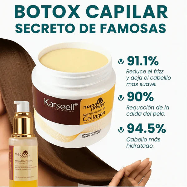 “Mascarilla de Keratina: Brillo y Fuerza al Instante”