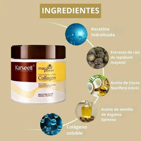 “Mascarilla de Keratina: Brillo y Fuerza al Instante”