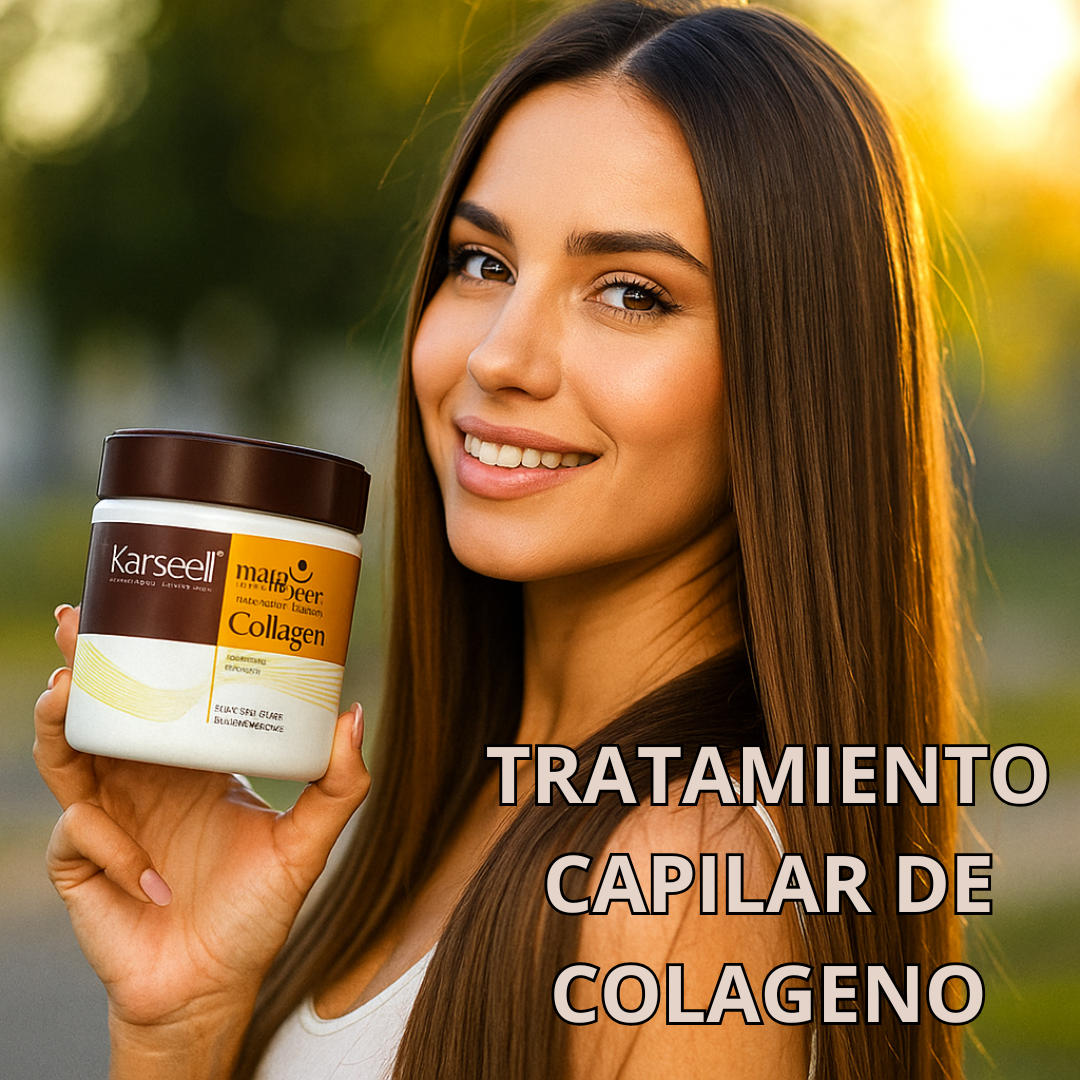 Mascarilla de Colágeno "Brillo y Fuerza al Instante”
