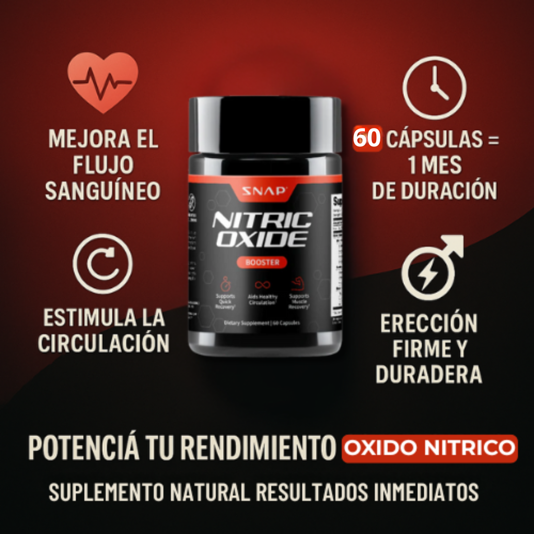 Óxido Nítrico para energía estable y mejor rendimiento